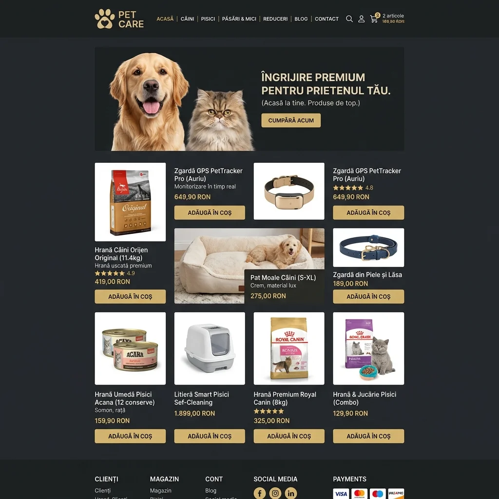 Demo Magazin Pet Supplies